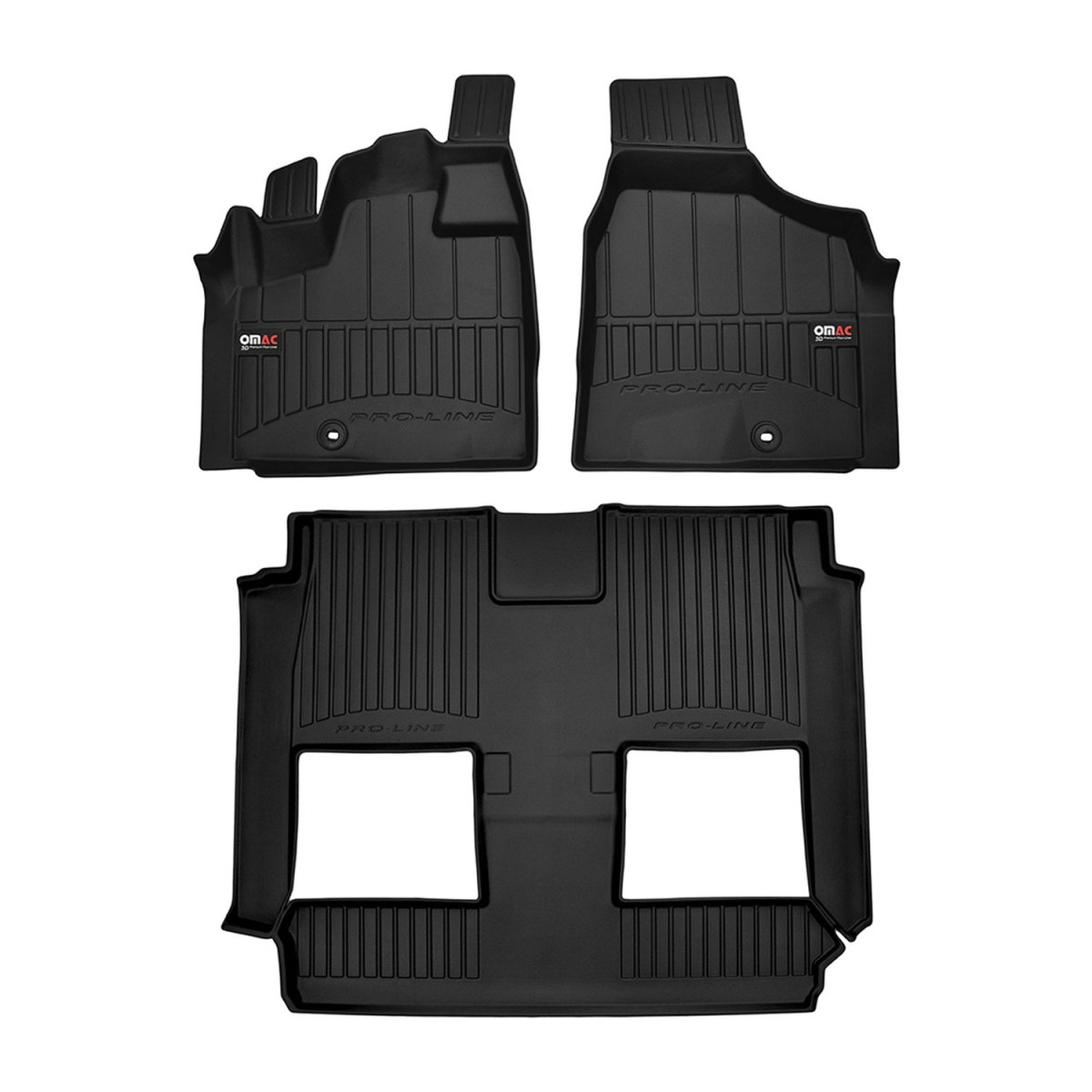 Dodge Grand Caravan Floor Mat - Omac - Premium TPE - Black - '08-'20